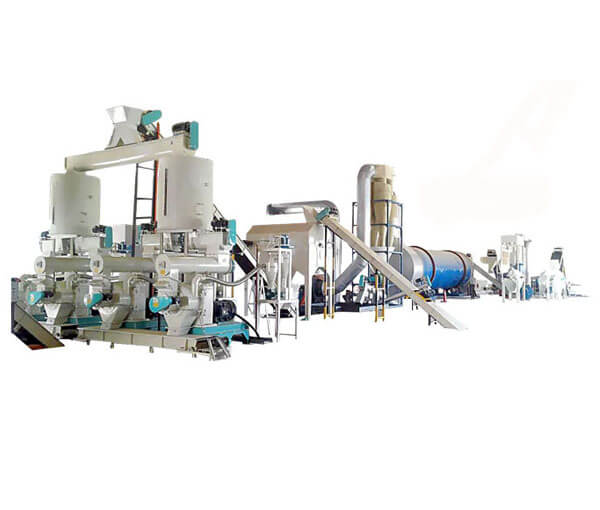 3 ton per hour sawdust pellet production line
