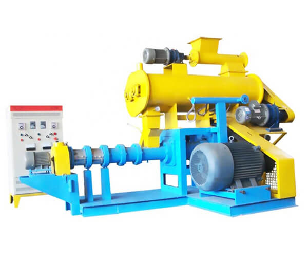 wet type fish feed extruder